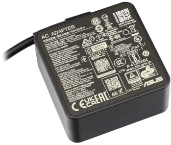 Asus 0A001-01101300 Original USB-C Chargeur 45 Watts pour Chromebook Spin 513 (CP513-1H), Expertbook B3 Detachable B3000DQ1A, Transformer 3 Pro T303UA