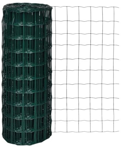 zaunelemente,gartenzaun metall,Gartenzaun Maschendraht Gitterzaun Schweißgitter 10x1,0mGeeignet für Gärten, Zäune, Ästhetik