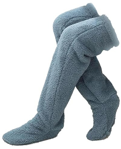 Acunny Calcetines de peluche para mujer, calcetines cálidos, antideslizantes, calcetines gruesos, calcetines térmicos, calcetines de cabaña, calcetines de invierno para mujer, calcetines de casa,