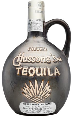HUSSONG'S TEQUILA – TEQUILA SILVER – 0,7l - 40% – 100% agave blue
