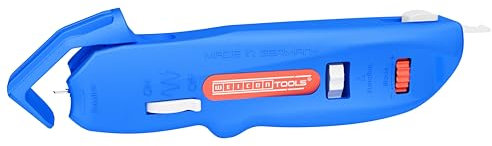 WEICON TOOLS Coltello per Cavi No. S 4-28, spelafili per cavi da 4 a 28 mm, lama a uncino retrattile, Made in Germany