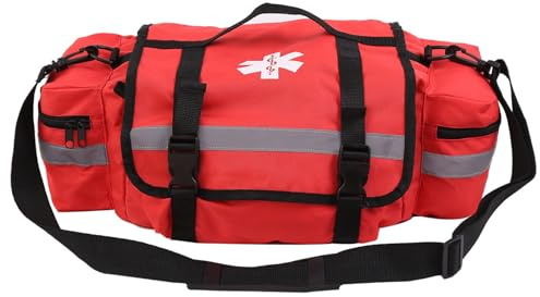 MOUNTTU Erste-Hilfe-Tasche, Tragbare Notfalltasche für die Schule, Leichte Erste-Hilfe-Tasche aus Oxford-Stoff, Leer, Schultertragetasche, Medizinische für den Notfall, Notfalltasche, Sanitätertasche