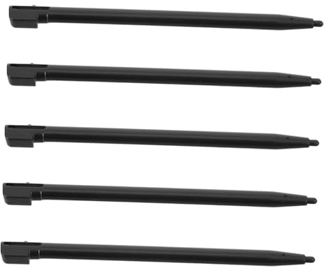 NUOBESTY 5pezzi Pennino Capacitivo per Disegno Scrittura e Note su Schermi Touch Leggero e Durevole Compatibile con Tablet Smartphone e Laptop Nero