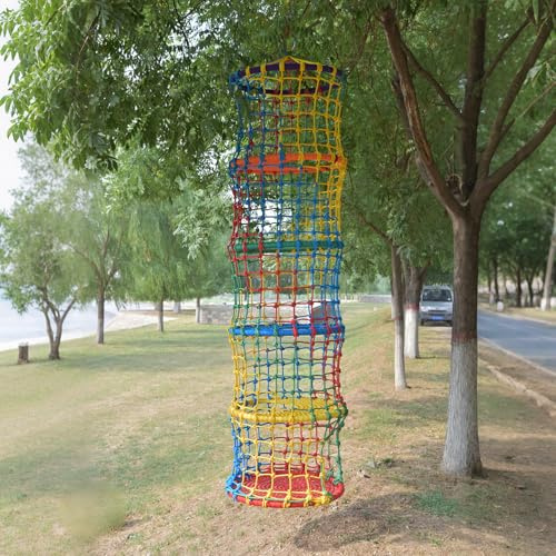 BERADNET Climbing Rope Ladder for Kids Hanging Climbing Net Tree Swing for Children Balance and Coordination Training for Backyard, Tree, Playroom