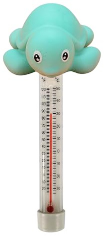Pool-Thermometer – Badewannenmesser mit Cartoon-Tieren und Seil | Schwimmende Temperaturergänzung für Poolwasser, See, Dusche für Familie und Kinder