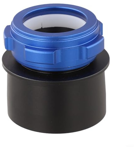 Astronomisches Teleskop Okular Koaxialschloss Adapter mit Anti-Rutsch-Dichtung für M42 M48 auf 1 25 Zoll Halterung, sorgt für stabile Okularmontage (2 bis 3,2 cm)