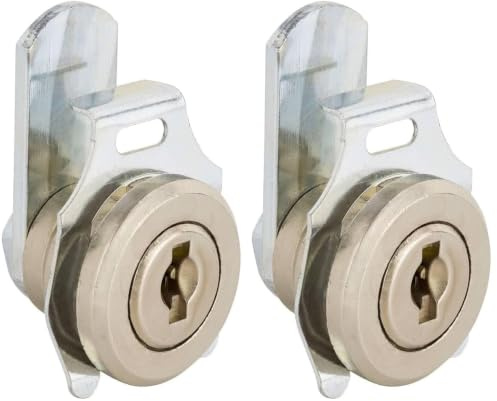 Burg-Wächter 17741 GleichschließendeUniversalzylinder, Ersatzzylinder für Briefkästen/Spinde/Schaukästen, Scheibenzylinder mit 2 Wendeschlüsseln, ZS 81 Duo SB (Packung mit 2)