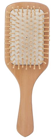 Brosse à Cheveux en Bois, Brosse à Palette en Bois, Brosse à Cheveux Salon de Maison Portable, Brosse à Palette Démêlante de Massage Ergonomique, Outil de Coiffure Portable à la Maison Salon de Massag