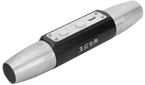 KIMISS Tragbare Schmuckbewertung, DX4-4-Lichtquelle-Edelstein-Identifikations-Taschenlampe Taschenlampe Beleuchtet Edelstein-Inspektion USB-aufladbare -Taschenlampe
