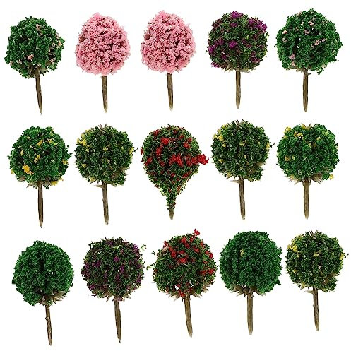 Happyyami 28 Pièces Modèle De Plantes Miniatures Modèle Darbre Artificiel Modèle Darbres De Rue Miniatures Arbre Modèle De Paysage Arbres Modèles Darchitecture Jouet Plastique Former