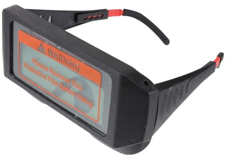 UKCOCO 2stücke Auto-dunkelung Schweißerbrille Mit Uv-schutz Verstellbare Schutzgläser Robustes Material Für Schweißarbeiten Sicherer Augenschutz Für Profis Und Hobby-handwerker
