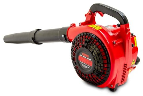 26cc Leaf Blower 2-Stroke Petrol Blower 135mph PowerKing Portable Handheld Outdoor High Flow Garden Tool - 2 Years Warranty