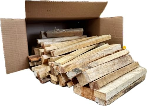 VerdeVita Legna da ardere per camino, stufe,forni e barbecue - legna di faggio da ardere 100% Italiana - Cartone da 10 kg di legna selezionata (Legna Accendifuoco, 7KG)