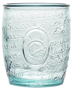 Tasse en verre simple et personnalisée de 400 ml/13 oz, gobelet rétro en verre pour eau potable d'été pour jus de fruits - tasse en verre à colonne