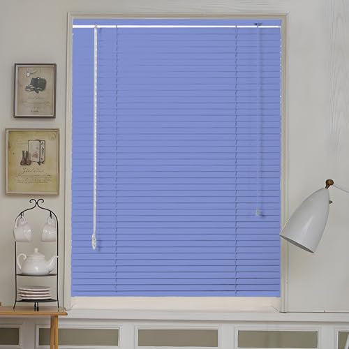 Metall Venezianische Jalousie, Horizontal Fenster Jalousien, 25mm Aluminium Lamellen Venezianische Jalousette, Sonnenschutzrollos für Haus/küche/büro(Lila)