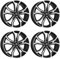4x Dezent Felgen TV dark 8.0Jx19 ET50 5x114.3 kompatibel mit KIA Carens Ceed E-Soul EV6 Niro Optima Pro Ceed Proceed Sorento Soul Sportage