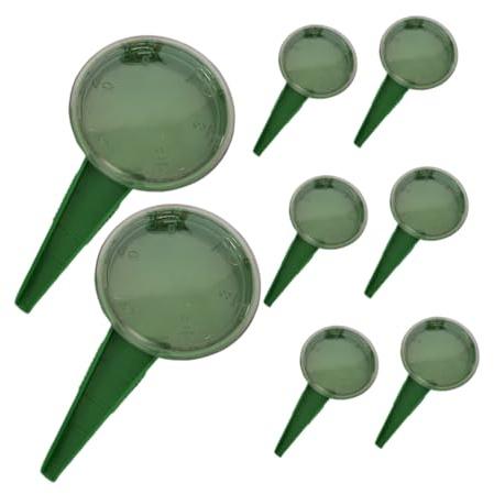 Toyvian Semoir De Jardinage Réglable 5 Niveaux pour Graines Petites Et Grosses, Lot De 8 Outils De Plantation Vert Foncé, Semis Précis pour Potager Et Fleurs, Distributeur, Outil Manuel Ergonomique