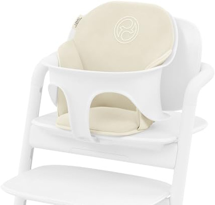 CYBEX Gold LEMO Coussin confort pour CYBEX LEMO Baby Set et Chaise Haute LEMO, Canvas White