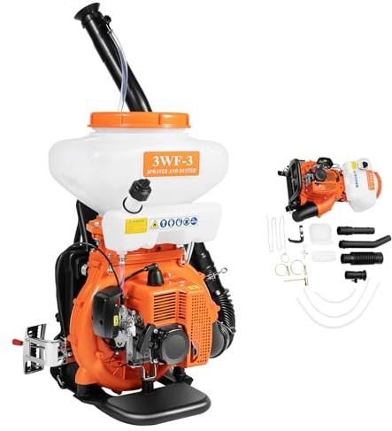 ROGONPDK Pulverizador de motor de 2 tiempos de 14 l, pulverizador de gasolina, pulverizador de motor 41,5 cc, pulverizador de espalda, pulverizador a presión, pulverizador de motor, pulverizador de