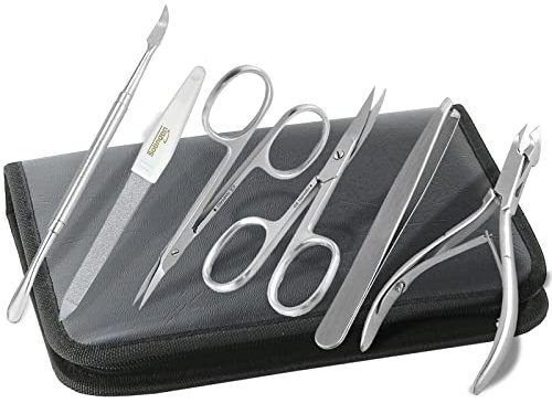 Maniküre Set Etui mit Solingen Nagelfeile