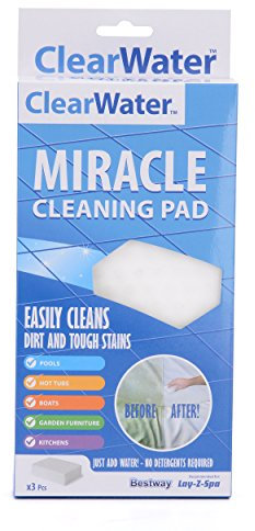 Clearwater Miracle Pad Pool and Spa Cleaning Sponge - Pack of 3