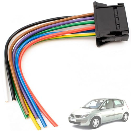 Twowinds Heater Fan Resistor Connector, Climate Control, Compatible with Renault Clio 3 (2005-2012), Megane 2 (from 2001), Scenic 2 (2003-2010), Twingo 2 (2007-2014) 8200729298