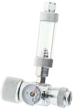 Backbayia CO2 Druckminderer/Manometer CO2 Luftblasenregler für Aquarium
