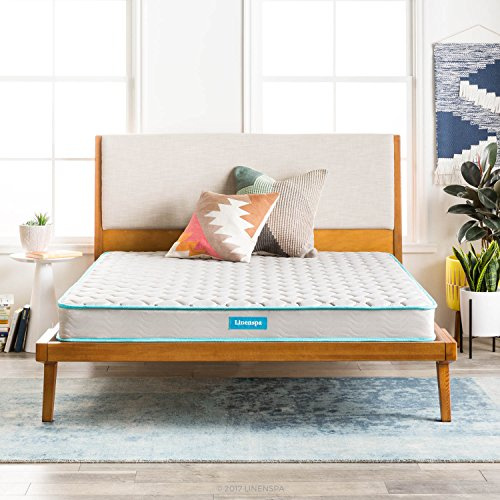 Linenspa Federkernmatratze – Stützend, dämpfender Kaltschaum – Öko-Tex – 13 cm hohe Matratze – Atmungsaktiv – 180 x 200 cm