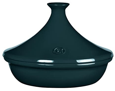 Emile Henry 735632 Made in France Tagine, 3.7 Quart, Ocean, Ceramic