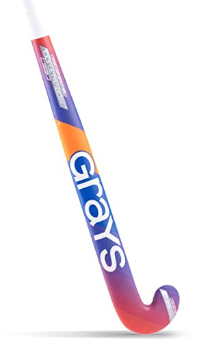 GRAYS 100i Ultrabow Junior Indoor Cricket Hockey Stick - Blue - 35 inches
