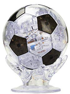 Joyfia Puzle 3D, juego de maquetas de fútbol, rompecabezas de cristal, juguete para adultos, niños, familia, divertido juego de pensamiento para niños a partir de 8 años