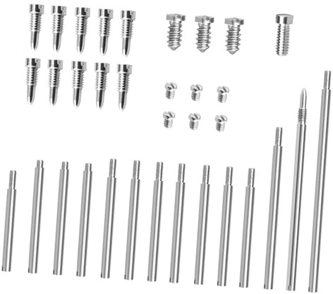 Klarinetten-Zubehör-Sets 34-teiliges Klarinetten-Reparatur-Tool-Set Schrauben Gewindestange Schaft-Kit Bläserinstrument-Zubehör Teile