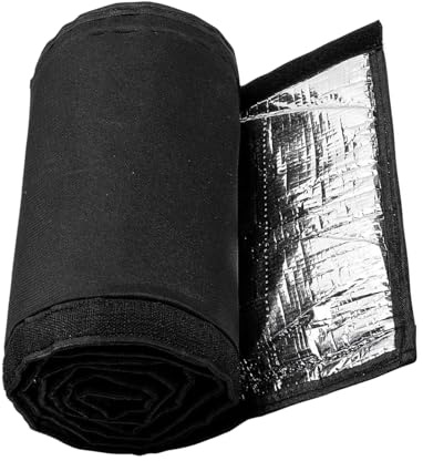 Protoence Ac Pipe Insulation Outdoor,Copper Pipe Insulation Cover | 3-Layer Air Conditioner Accessory Exhaust Hose Wrap for Heat Pump RV Stove Underfloor Daily Outdoor Home Pool