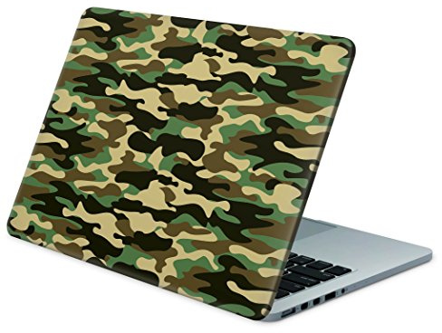 Skins4u Laptop Aufkleber Universal Skin Netbook Sticker für bis zu 15,6 Displays in 38,1x26,7cm - Wood Camo