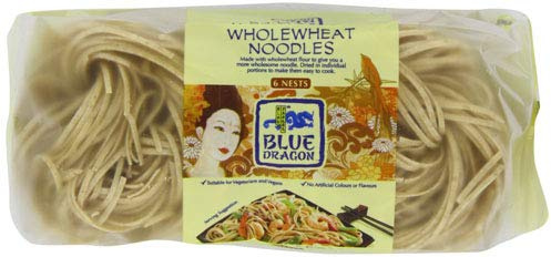 Blue Dragon Lot de 5 nids de nouilles en blé entier 300 g