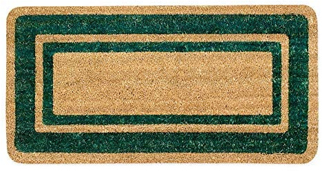 Markotex Zerbino Cocco Fibra Naturale e in Gomma Riciclata (33x60, 33x70,40x70, 40x80, 40x90, 50x100, 60x120, 70x140) (Verde, 40x70)