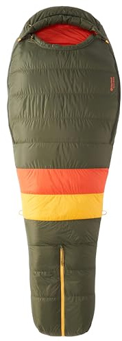 Marmot Never Winter, Down Adult Mummy Sleeping Bag, 650 Duck down Filling, Very Light and warm, 183 cm, Suitable down to -15°