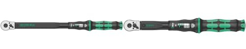 Wera Click-Torque C 3 Momentnyckel, Svart, Grön, 53.5 x 6 x 6 cm & Wera Click-Torque B 1 05075610001 Momentnyckel, Flerfärgad, 3/8