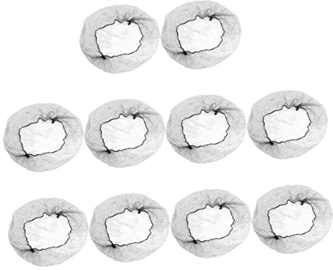 DOITOOL Unsichtbares Nylon Haarnetz 8 Zoll Elastisches Haarnetz Schwarz 100 Stück Für Krankenschwestern Ballett Dutt Frisur Zubehör