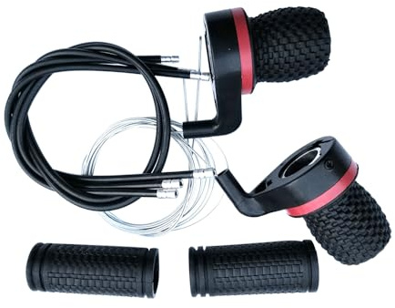 KACEPAR 3x7 Speed Bicycle Gear Shifter, 1 Pair Bicycle Twist Gear Shifter Grips, Bike Shift Levers Shift Replacement Grip