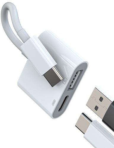 Adaptador USB C a USB OTG 3.0 para Apple(2 en 1) tipo C Alimentador Cable divisor para Apple IPhone15 Tipo C Cable SDoppiador Android Convertidor Compatible Para Samsung Para iPad Cargador tp-BH