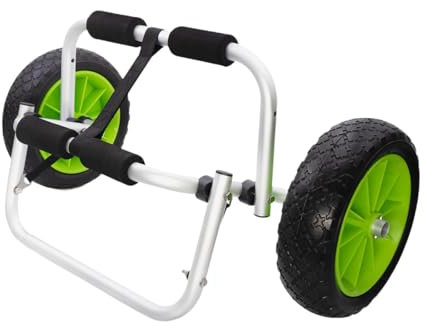 Oshhni Carro para Transportar Kayak Carro para Canoa Remolque para Kayak Tabla de Remo Flotadores para Botes