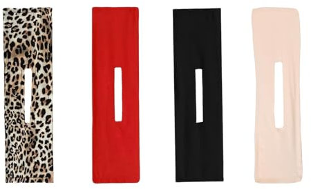 4 Pcs Hair Bun Maker,Buns Donut Hair Styling Accessories Tool,Kids Ballet Band Dance Donuts Through Disc Padding Kit Bands Doughnut Disk Competition Hairnet Looping Plait,for Girls Women Ponytail