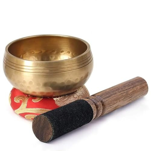 Ljudskål set klangskål meditationsskål unik gåva användbar för meditation yoga stressavlastning