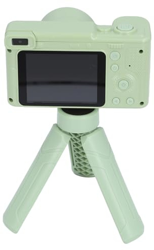Generic Videocamera Digitale Fotocamera 4K con Treppiede Filtri Multicolori per Bambini Ragazzi Ragazze Studenti (GREEN)