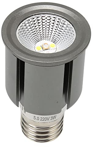 Cryfokt Solar-Reptilienlampe, 3 W, UVA, UVB, Sonnenlampe für Schildkröten, Eidechsen, Geeignet für Grüne Leguane, Sternschildkröten und Leopardenschildkröten (ND-30 5.0)