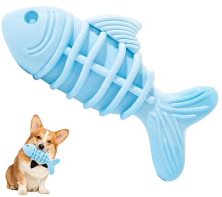 Generisch Kauspielzeug Für Hunde – Silikon-Fischspender, Interaktives Spielen, Langlebig, Leicht, Einfach Zu Bedienen | Welpenspielzeug Für Zuhause, Garten, Reisen, Alltag, Gegen Langeweile, Hunde,
