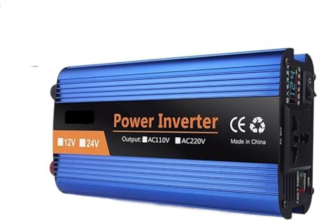 Inverter, Inverter a onda sinusoidale modificata 12V 220 Convertitore da 12v a a di tensione for auto Alimentazione(1200W,12V)