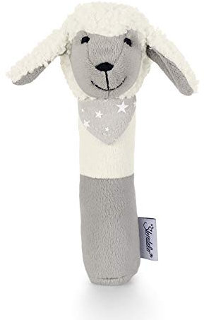 Sterntaler 3311968 Greif-Quietsche Schaf Stanley, Alter: 0-36 Monate, Größe: 16 cm, Farbe: Weiß/Grau