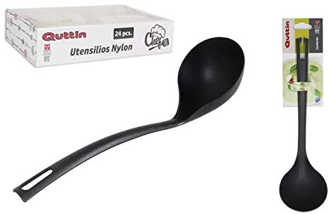 QUTTIN 193499 Cucharón Nylon, 29 X 8 Cm
